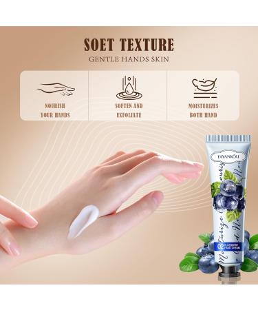 Hand Cream Moisturizing Hand Cream Gifts for Family and Friends 5 Kinds of Fruit Scents Easy to Carry Mini Anti-drying Moisturizing Hand Cream 150g - Buy Online on GoSupps.com