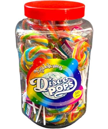 30 X Rainbow Wheel Lollies - Swirl Lollipops - Rainbow Lolly - Party Favour - Sweets - Rock Candy - Baby Showers - Buy Online on GoSupps.com