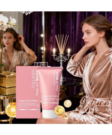 Facial Mask | 60 Grams Peel-Off Film Brightening - Brightening and Moisturizing Liquid Face Mask - For Women Men Teens Spa Daily Night Travel Makeup - Buy Online on GoSupps.com