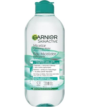 Garnier Micellar Cleansing Water With Hyaluronic Acid and Aloe Cleanses and Removes Makeup And Leaves Skin Replumped 400ml & Micellar Cleansing Water All-in-One Makeup Remover - Buy Online on GoSupps.com