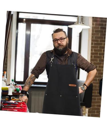 DOITOOL Barber Apron Restaurant Aprons Polyester Apron Cooking Aprons Overalls for Men Apron for Men Grilling Accessories Kitchen Apron Fabric Men and Women Barbecue Work Clothes - Buy Online on GoSupps.com