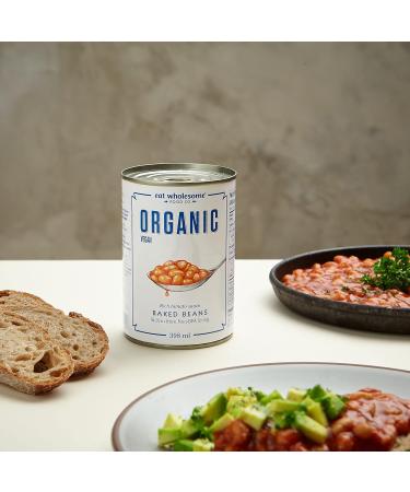 Buy Eat Wholesome Organic Baked Beans (400g 12-Pack) - Healthy Baked Beans in Tomato Sauce - International Shipping Available - Buy Online on GoSupps.com