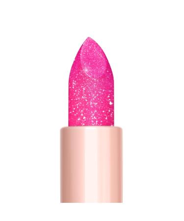Oulac Diamond Lustre Lipstick - Highly Pigmented Vegan Pink Lip Makeup Long-Lasting Moisturizing Formula Sparkle Sensation D02 - Buy Online on GoSupps.com