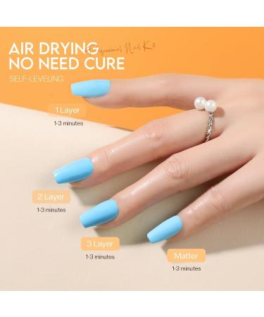 Morovan Neon Nail Polish Set - Quick Dry Vibrant Colors | 6 Bright Shades | Glossy Fingernail Polish Kit | Perfect Summer Gift for Women - Buy Online on GoSupps.com