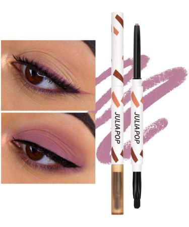 Eyeliner Pencil | Gel Texture Multicolors Makeup Eyeshadow with Brush - Quick Drying and Long Lasting Eye Pencil Makeup Supplies for Daily Use Fanelod Smoke Pink - Buy Online on GoSupps.com
