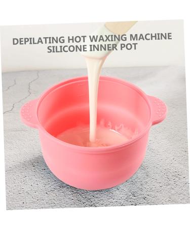 Nuobesty 2-Pack Non-Stick Pink Wax Melting Containers for Hair Removal | Easy to Clean Depilatory Heating Bowls - 13x11cm - Buy Online on GoSupps.com