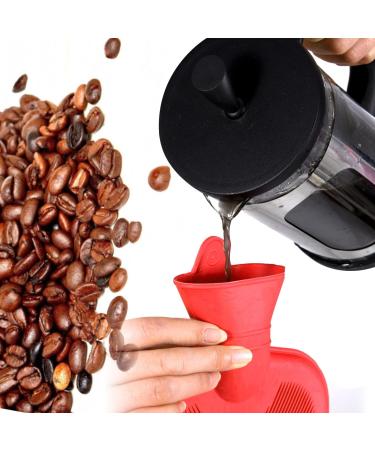 2L Home Enema Bag Kit - Includes 2 Tips 60 Silicone Hose & Water Flow Valve for Colon Cleansing - Red - Buy Online on GoSupps.com