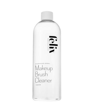 Felix Professional Makeup Brush Cleaner - Deep clean Quick Dry - Ideal for Cleaning and Odorizing Natural and Synthetic Make-up Brushes (16 Fl Oz (Pack of 1))