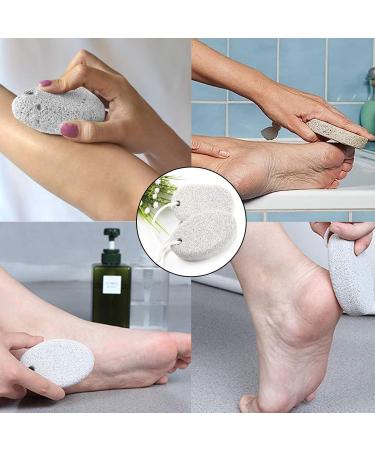 Bimsstein Foot Care Set - 2 Pumice Stones for Corns & Hard Skin Removal for Feet & Hands | Lightweight & Effective - Buy Online on GoSupps.com