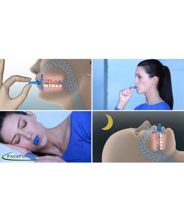 Faceformer One Clear - Free Training App for Sleep Disorders CMD Jaw Pain & Snoring - Original Dr. Berndsen Blue - Buy Online on GoSupps.com