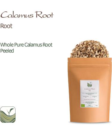 Organic Calamus Root Tea - Premium Quality Cut and Dried Sweet Flag 100g - Pack of 1 - Buy Online on GoSupps.com