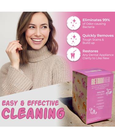 Dental Pod Retainer Cleaner | Ultimate Cleaning Solution for Retainers Mouth Guards Invisalign & Dentures with Tablets - Buy Online on GoSupps.com