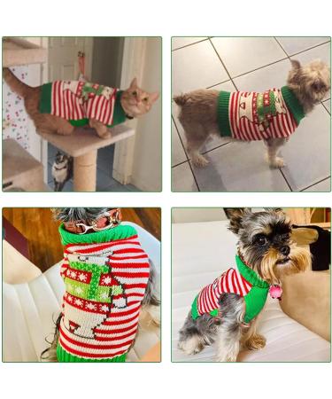 ABRRLO Christmas Dog Sweater - Warm Cozy Sweater for Small & Medium Dogs | Bear-01 XL | Perfect Holiday Gift - Buy Online on GoSupps.com
