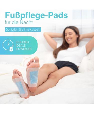 Health Press Wellness Foot Paster - 20 Natural Foot Care Patches for Relaxation & Vitality - Blue Foot Pads for Night Use - Buy Online on GoSupps.com