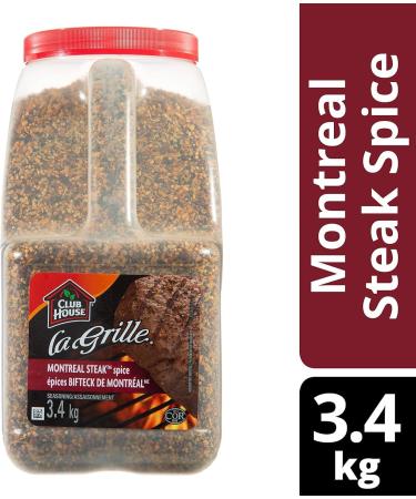 Club House La Grille Grilling Made Easy Montreal Steak Spice Seasoning 3.4kg - Buy Online on GoSupps.com
