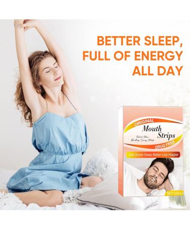 120Pcs Mouth Tape for Anti Snoring & Improved Nasal Breathing - Buy Online on GoSupps.com