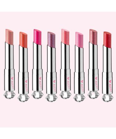Nuest Diamond Shine Metallic Sparkle Lip Color | Easy Application, High Pigment Coverage | 8 Glittery Shades | Cruelty-Free, Vegan | Bright Fuchsia - Buy Online on GoSupps.com