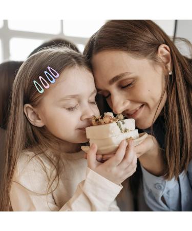 Vesaneae 50 Pcs Colorful Metal Snap Hair Clips - Mini Slippery Hair Clips for Girls & Toddlers Jewelry - Buy Online on GoSupps.com