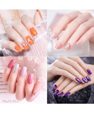 100 Pieces Clear False Nails - Artificial Fingernails Tips & Cuticle Pusher for Women & Girls | 10 Sizes | International Shipping - Buy Online on GoSupps.com