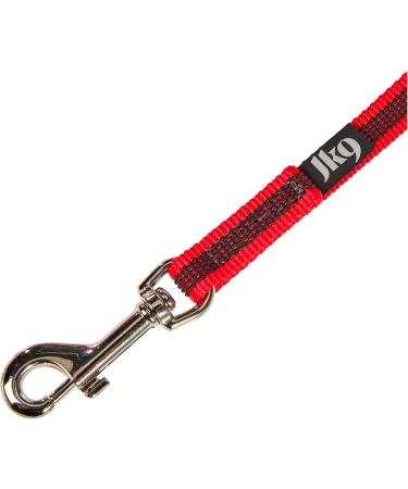 IDC Color & Gray Rubberized Leash - 14mm x 10m with Loop | Durable Red-Grey eCommerce Shipping Worldwide - Buy Online on GoSupps.com
