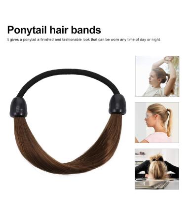 Amosfun 6-Piece Wig Hair Rubber Elastic Ponytail Holders - Synthetic Hair Ties for Women & Girls in Coffee Brown - Buy Online on GoSupps.com