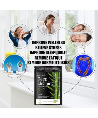 10PCS Detox Foot Pads - Natural Detox Plaster for Deep Cleansing & Foot Care | Improve Sleep & Blood Circulation - Buy Online on GoSupps.com