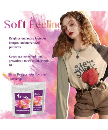 DTF Powder Hot Melt Adhesive 500g - Direct Print on Fabric, Sublimation on Cotton - Black & Dark Garments - Buy Online on GoSupps.com