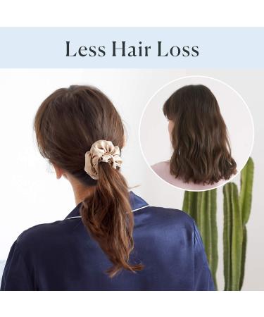 Mommesilk 100% Silk Hair Ties Set - Super Soft Silk Hair Rings (4 Pack) - Eco-Friendly & Reusable - Buy Online on GoSupps.com