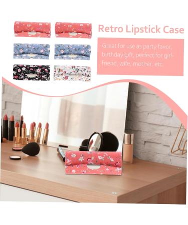ULTECHNOVO Lot de 6 Bo tes Rouge L vres Brod es en Tissu R tro Porte-gloss D licat pour Femmes Organisateur de Maquillage de Voyage Style Vintage Format Compact pour Style Al atoire - Buy Online on GoSupps.com