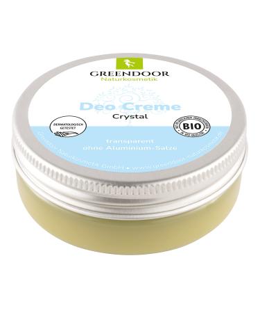 GREENDOOR GREENDOOR Vegan Crystal Cream Deodorant Zero Perspiration Odor - Bleaching-Free Zinc-Free Aluminum-Free - Alcohol-Free - Naturally Cruelty-Free - Tested