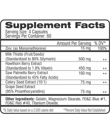 Cycle Assist by CEL - On Cycle Support with Liver Assist and Organ Protection - 60 Servings with Milk Thistle, Saw Palmetto, Hawthorne - Buy Online on GoSupps.com