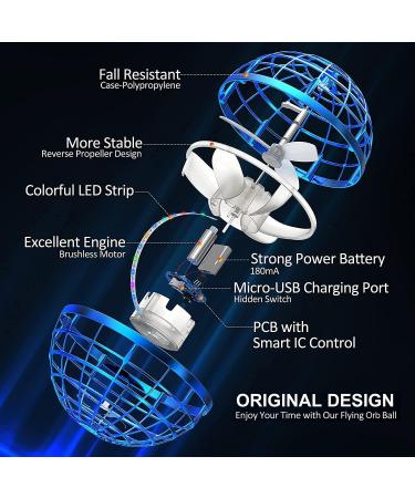 AMERFIST Flying Orb Ball Toy - Blue Galactic Boomerang Hover Ball for Boys & Girls 6-10+ Years - Outdoor Hand Drone & Fidget Spinner - Fun Birthday Gift - Buy Online on GoSupps.com