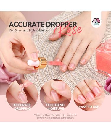 Saviland Rose Cuticle Oil 40ml - Moisturizing Nail Care with Vitamins E, Vegetable Oils, and Rose Extract - Prevents Cracking and Hydrates Cuticles - Pack of 1 - Buy Online on GoSupps.com