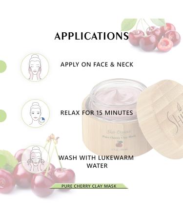 Buy Shira Shir Organic Cherry Clay Face Mask 15ml | Vitamin C Blemish Control & Oil Control - Buy Online on GoSupps.com