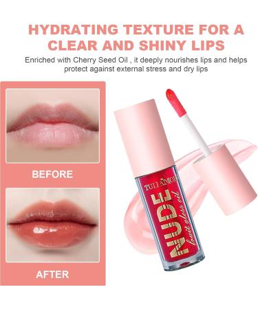 LOPHE 4Pcs Plumping Lip Oil Kit Makeup Lip Gloss Set Fruit-Flavored Lip Care Oil Long Moisturizing Lip Gloss Tinted Lip Oil Non-Sticky FInish High-Shine Hydrating Light Clear Liquid Lipsticks 4PCS-C - Buy Online on GoSupps.com