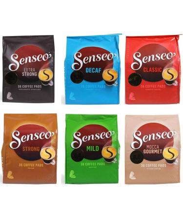 Senseo Coffee Packs 36 Coffee Pods Select Any 3 Flavours From our Amazing Range Including: Dark Decaf Classic & Many More Customize your order - Buy Online on GoSupps.com
