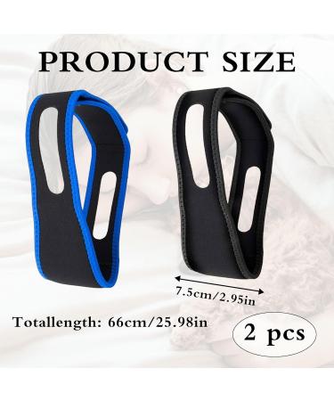 2Pcs Anti Snoring Chin Strap - Comfortable Snore Reducing Aids for Men & Women - Natural Solution - Buy Online on GoSupps.com