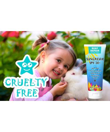 Reef Repair SPF 30+ All Natural Sunscreen 4 fl. Oz - Water Resistant, Biodegradable, Coral Friendly - Buy Online on GoSupps.com