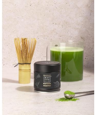 100% Organic Matcha Reserve Tea 30g Ceremonial Reserve . Organic green tea powder from Japan. Grade C matcha tea - Buy Online on GoSupps.com