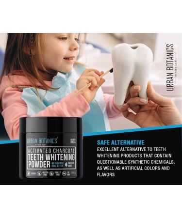 Generic Teeth Whitening Charcoal Powder - Enamel Safe Teeth Whitener - Suitable for Sensitive Teeth -Mint Flavor(100gm) - Buy Online on GoSupps.com