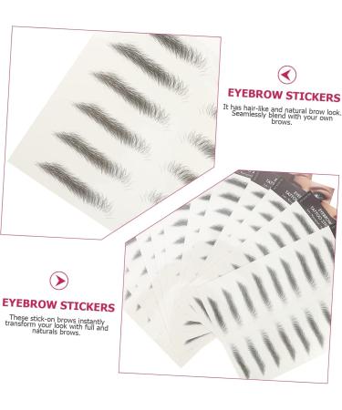 Beavorty 24 pcs eyebrow stickers makeup stickers natural tattoo eyebrow 3D Hair-Like Eyebrows Stickers 4d - Buy Online on GoSupps.com