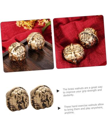 Handball Ornaments - Brass Power Meditation Balls | Chinese Walnut Stress Relief | International Shipping - Buy Online on GoSupps.com