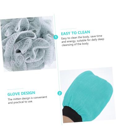IWOWHERO 2 Sets Bath Set Exfoliating Body Sponge Shower Sponge Shower Scrubber for Body Shower Pouf Body Scrub Gloves Bathing Body Scrubbers Bathing Gloves Rayon Take a Bath Toiletries - Buy Online on GoSupps.com