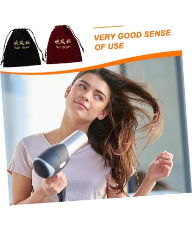 4 Pcs Hair Dryer Storage Bag Travel Storage Rack Portable 26x23x0.5cmx5pcs Assorted Colorx5pcs - Buy Online on GoSupps.com