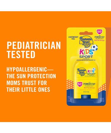 Banana Boat Kids Max Protect & Play Clear Spray Sunscreen SPF 100 6oz and Sport Sunscreen Stick SPF 50 0.5oz Bundle - Buy Online on GoSupps.com