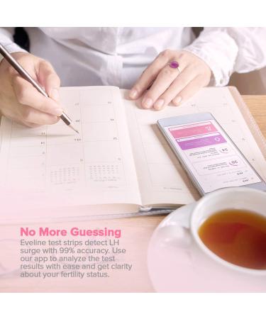 Eveline Digital Ovulation Predictor Test Kit - Smart Scanner, 5 Fertility Test Strips - FDA Listed for 99% Accuracy - Pregnancy Must-Haves - 1 Cycle Supply - 1 Count - Buy Online on GoSupps.com