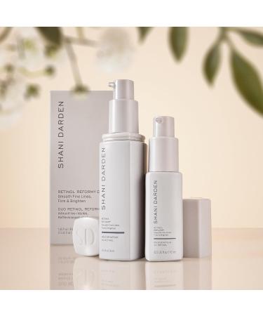SHANI DARDEN SKINCARE Retinol Reform Duo - Anti-Aging Resurfacing Serum for Face & Neck | Full & Travel Size | Fine Lines & Wrinkles Treatment - Buy Online on GoSupps.com