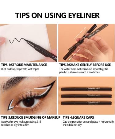 Anglicolor 6 Colors Colorful Eyeliner Matte Liquid Eyeliner Set Waterproof Long Lasting Neon Eyeliner Pen Highly Pigmented Smudge-Proof Colorful Eyeliners for Wedding and Party (6 Colors) - Buy Online on GoSupps.com