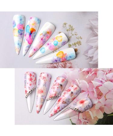 Buy Makartt Transfer Foil Nails Kit - Floral Pattern 10 Rolls for Nail Art DIY Decoration | Best Nail Foil Stickers for Creative Designs - Buy Online on GoSupps.com