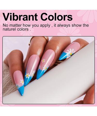 9 Colors Gel Liner Nail Art Polish Set - Thin Brush, UV LED Soak Off, Professional Paint Design Supplies for Salon & Home DIY (5 Neon + 4 Glow) - Buy Online on GoSupps.com